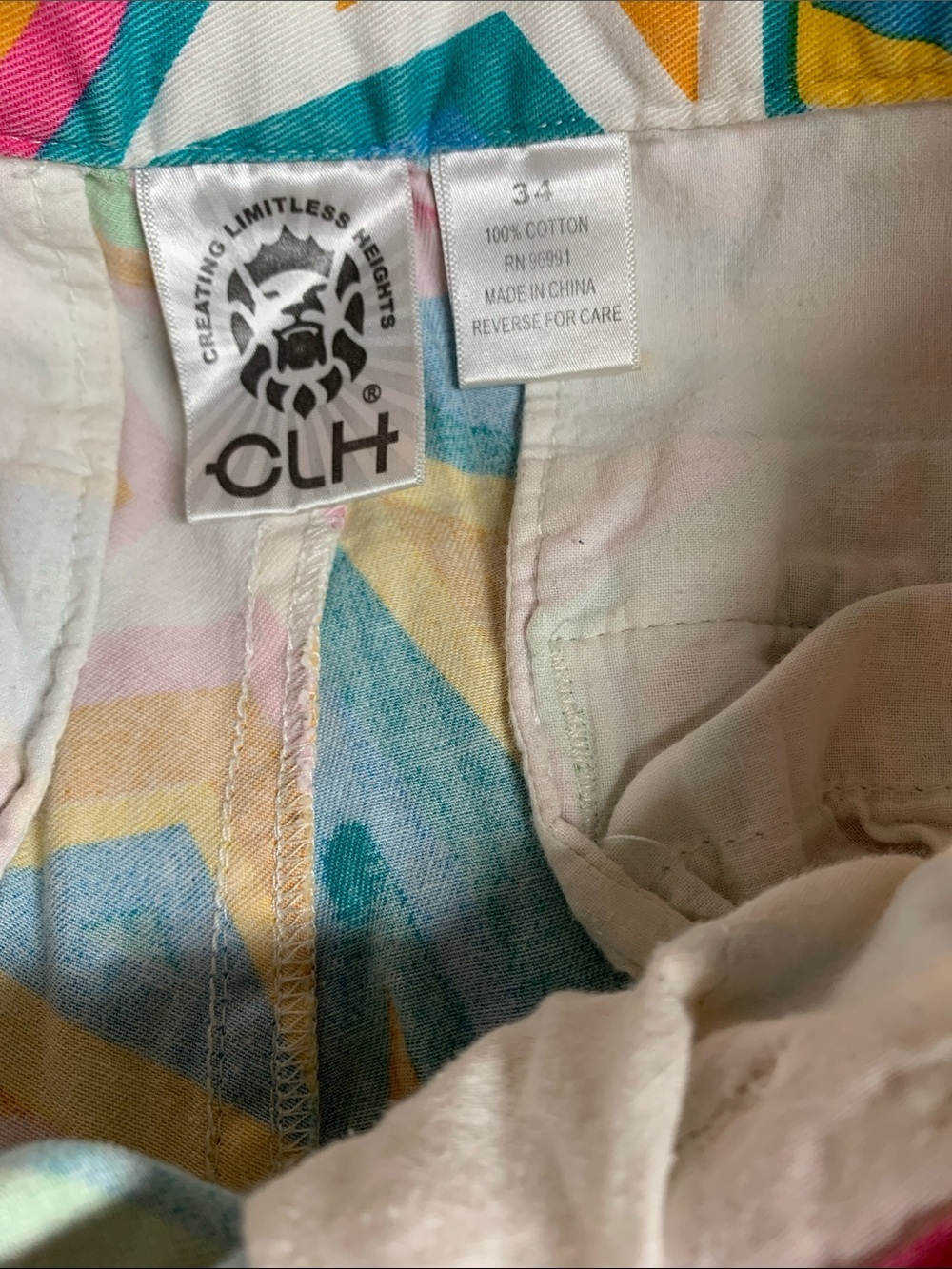 CLH Cargo Retro Skater Shorts Size 34​ - Picture 3 of 6